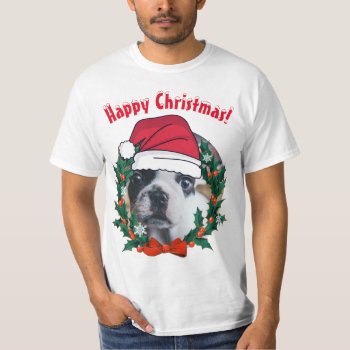 Cute Custom Merry Xmas. T-shirt by CustomizePersonalize at Zazzle
