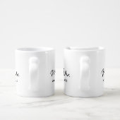 Cute custom Mr and Mrs Coffee Mug Set (Handle)