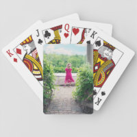 Cute Custom Personalized Child Photo Template Playing Cards