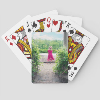 Cute Custom Personalized Child Photo Template Poker Cards
