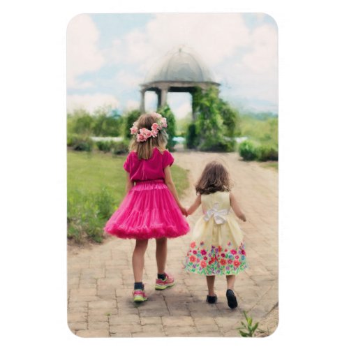 Cute Custom Personalized Children Photo Template Magnet