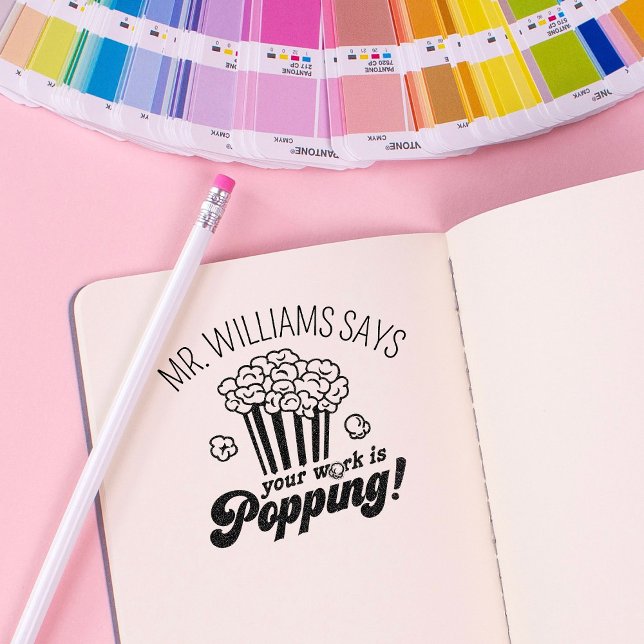 Cute Custom Personalized Teacher Gift   Self-inking Stamp (Creator Uploaded)