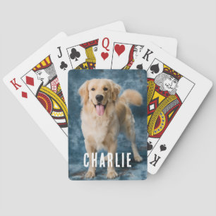 Cute Custom Pet Labrador Retriever Animal Poker Cards