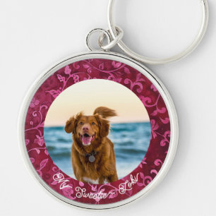 Cute Custom Pet Photo Gifts for Kids Keychain
