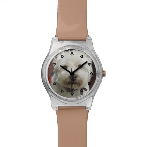 Cute Custom Pet Photo Wrist Watch