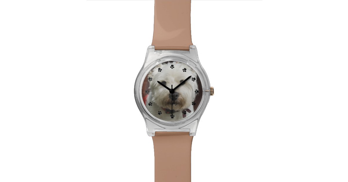 Cute Custom Pet Photo Wrist Watch | Zazzle