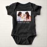 Cute Custom Photo & Name Text Baby Bodysuit<br><div class="desc">Here at AdeliaGifts we love this Cute Custom Photo & Name Text Baby Bodysuit and we think you will love it too. 
The perfect gift or just treat yourself! 
We have a HUGE selection of products with most designs available for Men,  Women and Kids. Check them out!</div>
