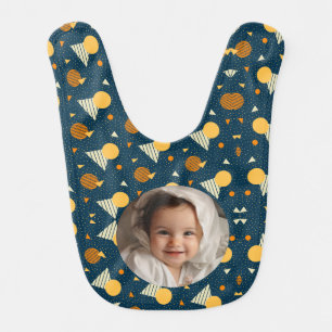 Cute Custom Photo New Born Baby Bib