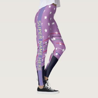 Cute Custom Purple Super Hero Juneteenth 4th July 
