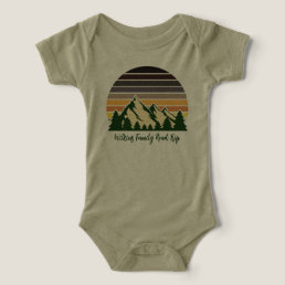 Cute Custom Road Trip Forest Sunset Infant T-shirt
