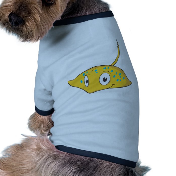 Cute Custom Stingray Cartoon Shirt Pet Clothes