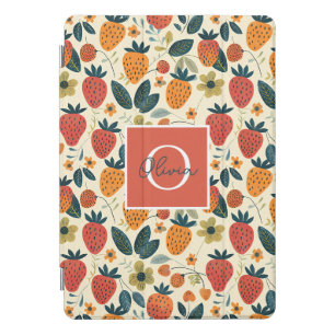 Cute Custom Strawberry Pattern Design iPad Pro Cover