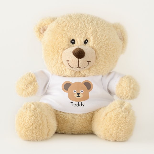 Cute Custom Teddy Bear Plushie (Front)