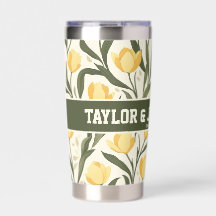 Cute Custom Tulip Travel Mug For Wedding Memories