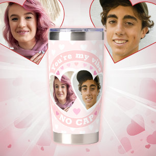 Cute Custom Valentines Photo  Insulated Tumbler