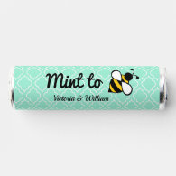 Cute Custom Wedding Mint Favors