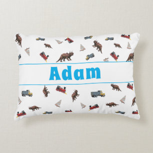 Cute Customizable Baby Boy Accent Pillow