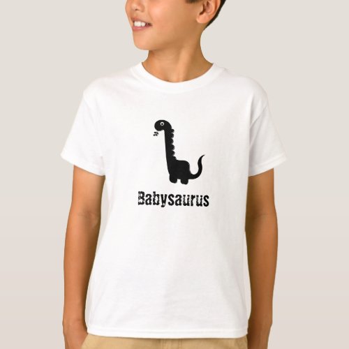 Cute customizable babysaurus Family Dinosaur T_Shirt