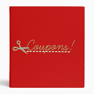 Cute Customizable Coupon Binder
