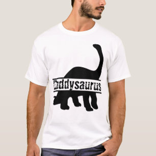 Cute Customizable Dadysaurus Rex Family Dinosaur T-Shirt