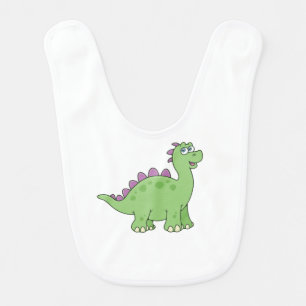 Cute Customizable Dinosaur Baby Bib