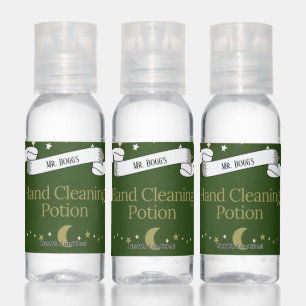 Cute Customizable Funny Potion Wizard Witch Theme Hand Sanitizer