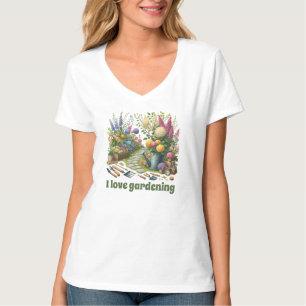 Cute customizable gardening lovers  T-Shirt