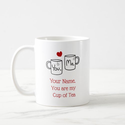 Cute Customizable Mug _ Youre my cup of tea
