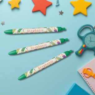 Cute Customizable Pencil Print Pen