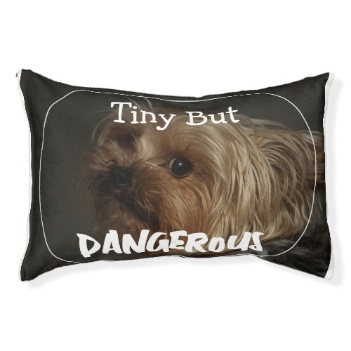 Cute Customizable Personalized Terrier Dog Mom Pet Bed