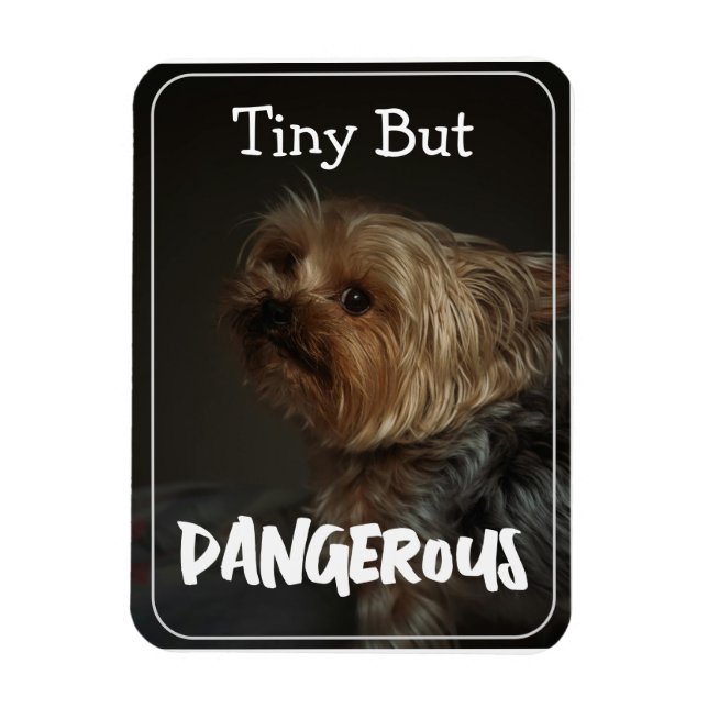 Cute Customizable Personalized Terrier Dog Mom Pet Magnet (Vertical)