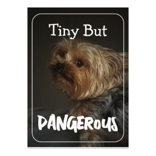 Cute Customizable Personalized Terrier Dog Mom Pet Photo Print
