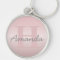 Cute Customizable Pink Monogram & Your Name Script