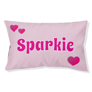 Cute Customizable Pink Playful Dog Cat Pet  Bed