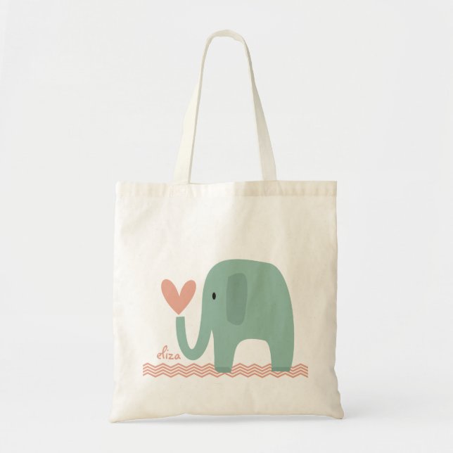 Cute customizable tote bag (Front)