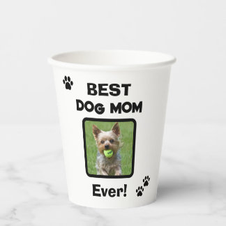 Cute Customize Best Pet Dog Cat Mom Mum Ever Paper Cups
