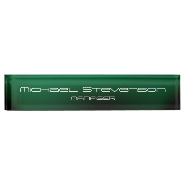 Cute Customize Text Professional Desk Nameplate (Front)
