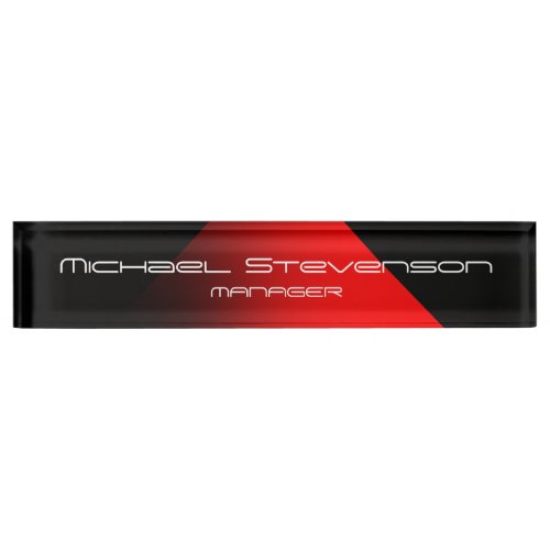 Cute Customize Text Professional Desk Nameplate