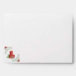 Cute Customized Christmas Candles Envelope