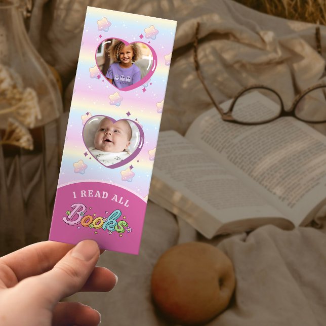 Cute Custpm Photo Colorful Fun Bookmark (Creator Uploaded)