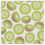 Cute Cut Kiwi Pattern Fabric