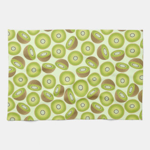 Cute Cut Kiwi Pattern Towel