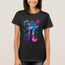 Cute &  Cutie Pi Math Pie Butterfly Adorable Math  T-Shirt