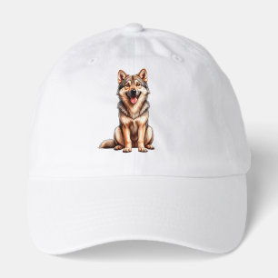 Cute Czechoslovakian Wolf dog Animal Lover Hat
