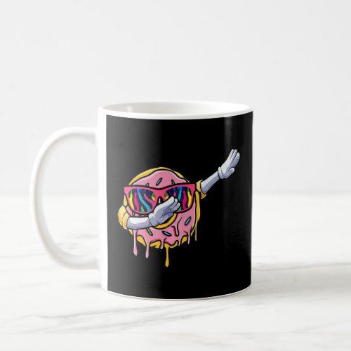 Cute Dabbing Donut Crew Chocolate Sprinkles  Coffee Mug