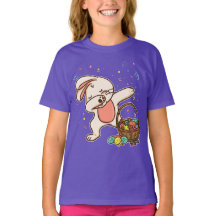 Cute Dabbing Easter Bunny Egg Hunt Basket Stuffer