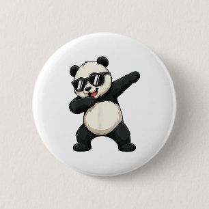 Cute Dabbing Panda Bear Outfit Boy Teen Men Dab An Button