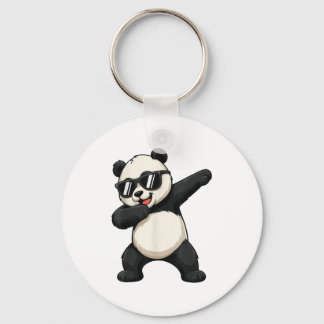 Cute Dabbing Panda Bear Outfit Boy Teen Men Dab An Keychain
