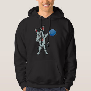 Cute Dabbing Siberian Husky Dog Dab Disc Golf Love Hoodie