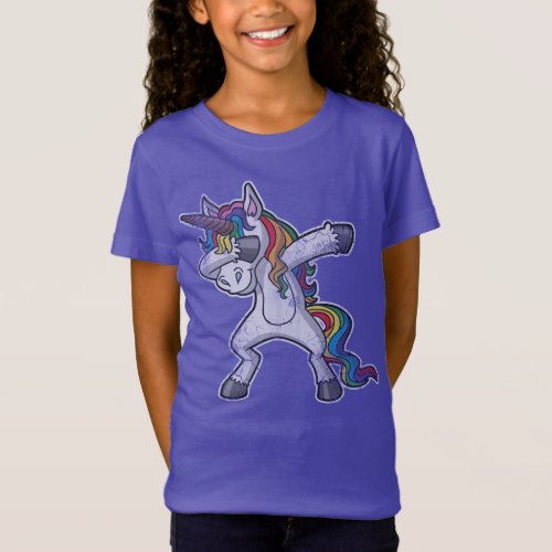 Cute Dabbing Unicorn T-Shirt Cute Dabbing Unicorn T_Shirt